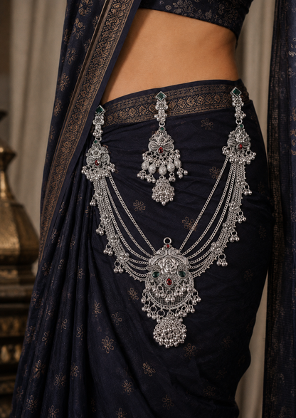 Premium Oxidised Silver Bridal Kamarbandh